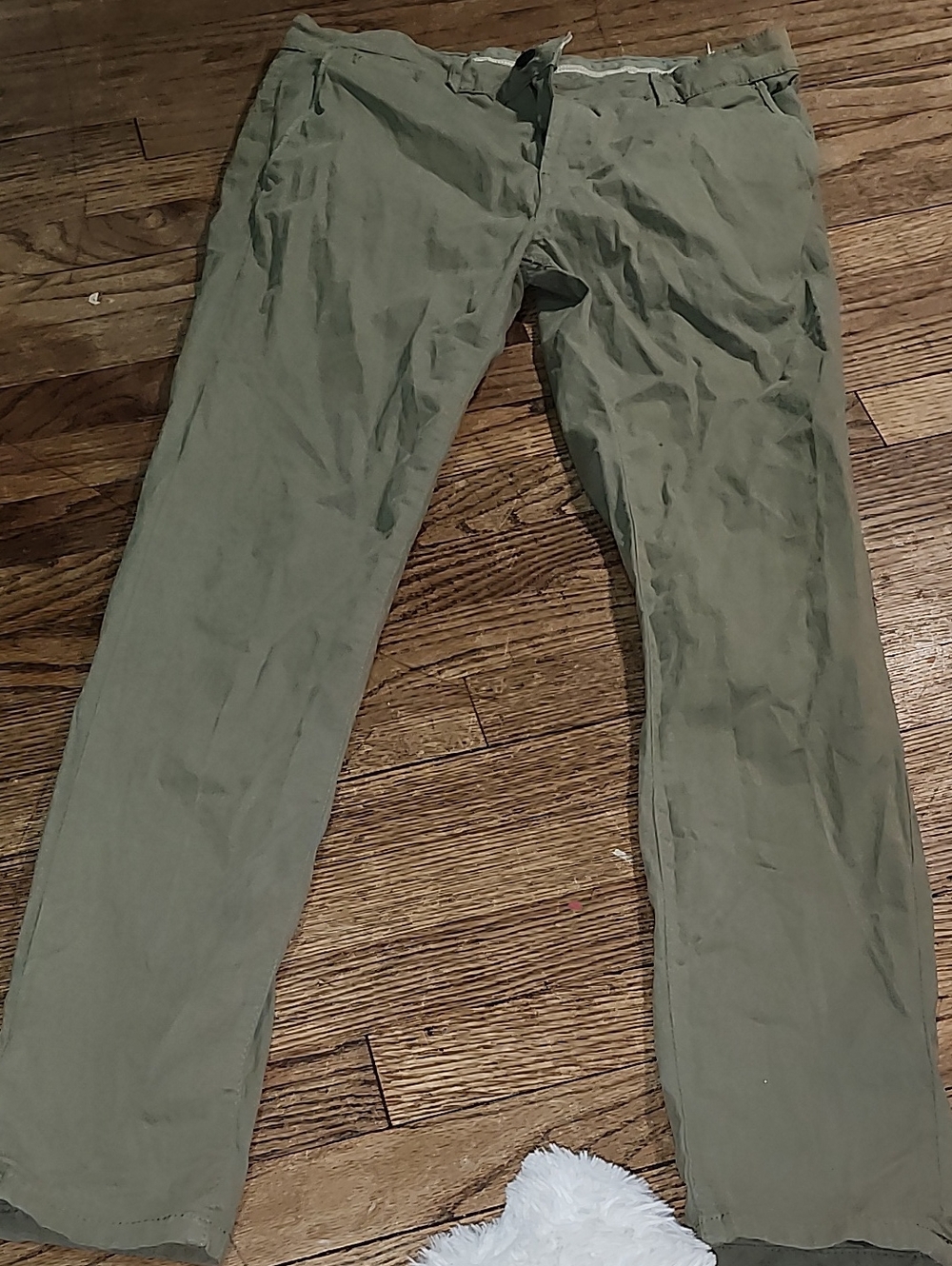Zara Men's Chinos in Olive